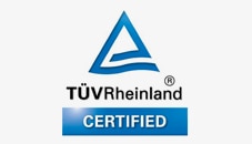 TÜVRheinland Certified
